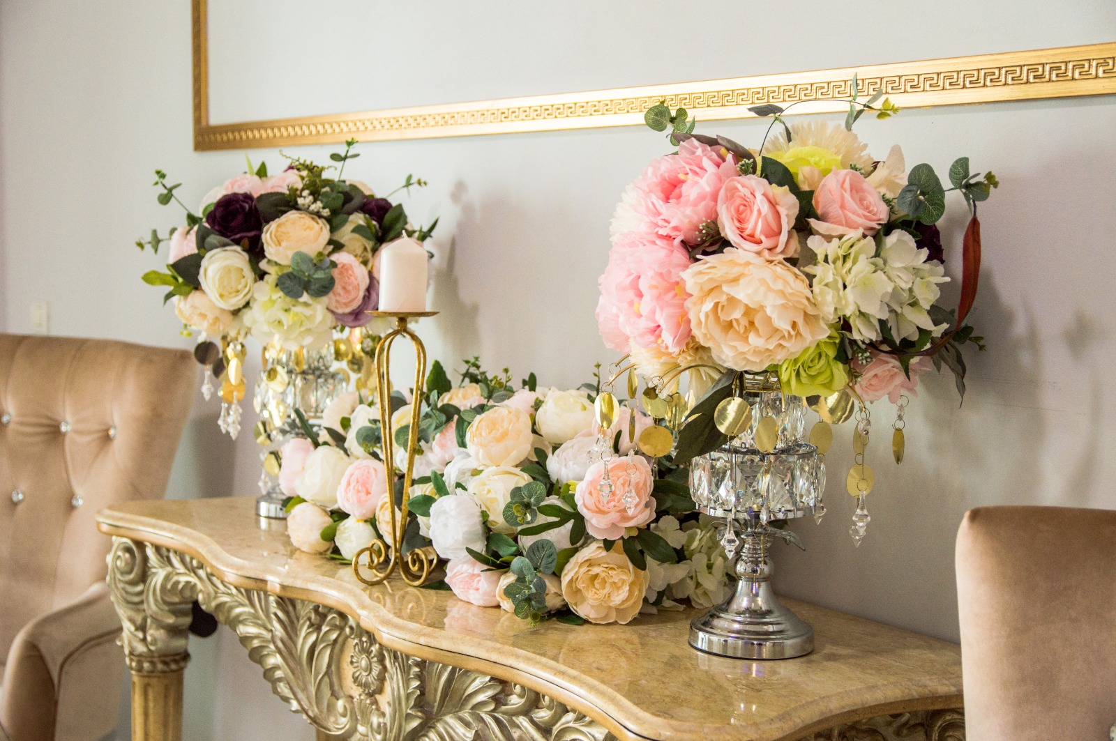 Botez cu decor floral